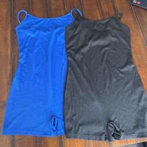 SHEIN Blue and Black Jumpsuits